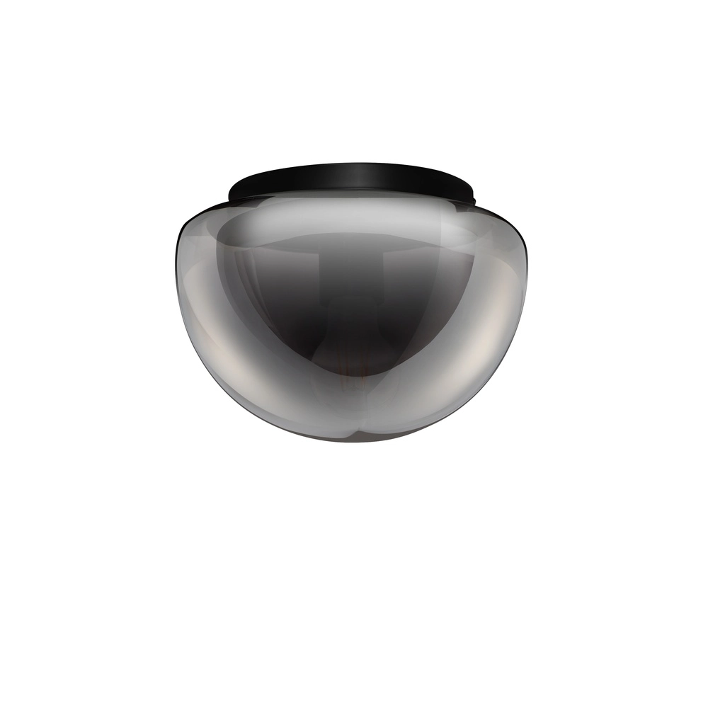 Plafondlamp Ebony smoke glas Ø 31,5cm Lyora 5212017483546