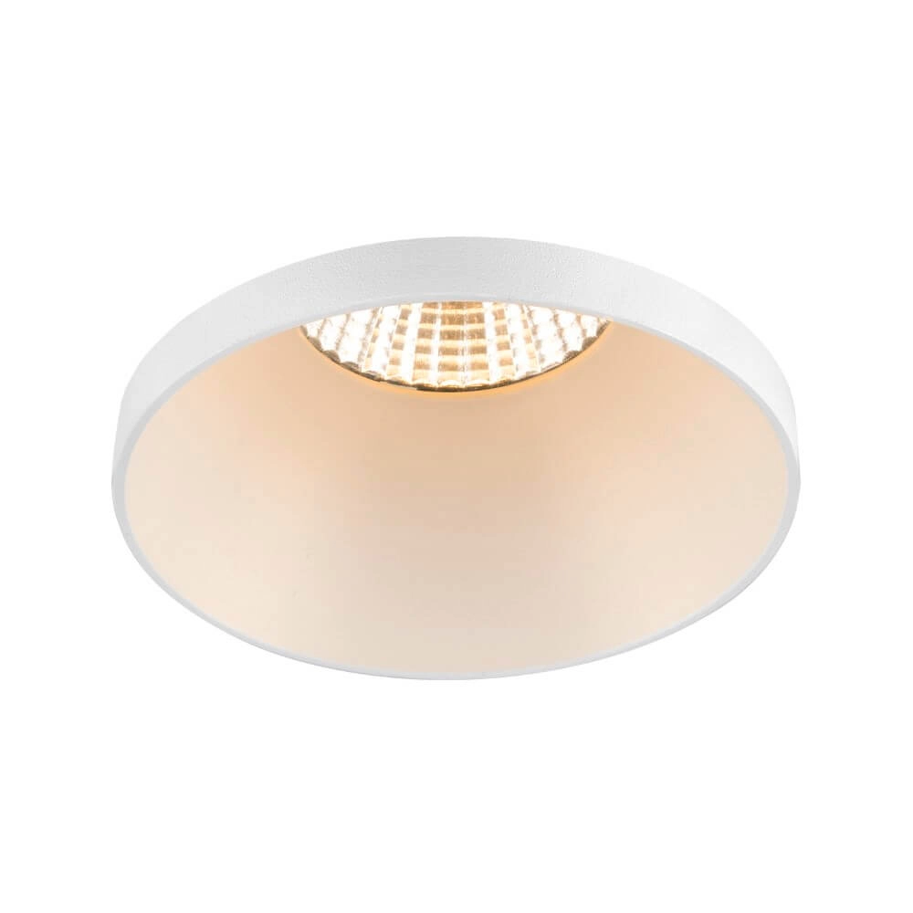 Inbouwring New Tria 75 rond wit - verdiept met kraag - zonder fitting SLV 4024163277174