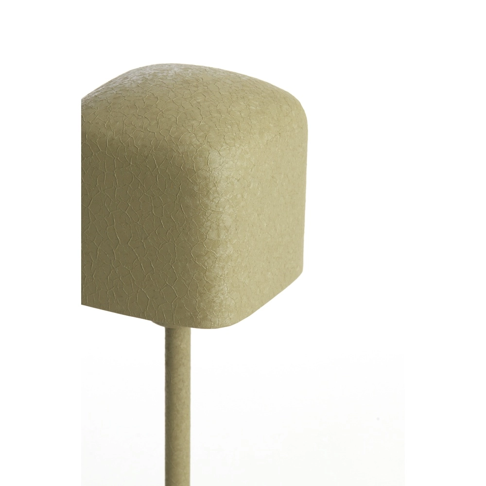 Nachtkastlamp Elenie 13x13cm - mat olijfgroen Light & Living 8717807818661