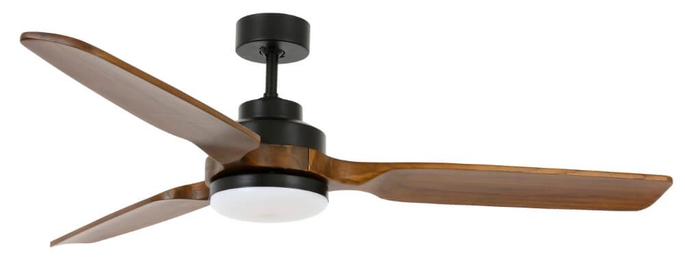Plafondventilator zwart Shoalhaven Ø 143cm