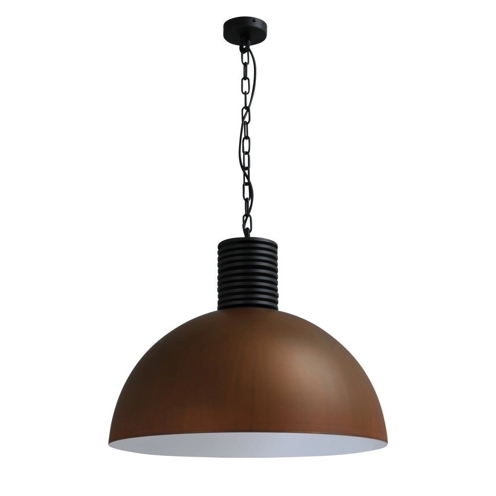 Roestige hanglamp Industria Rust 60