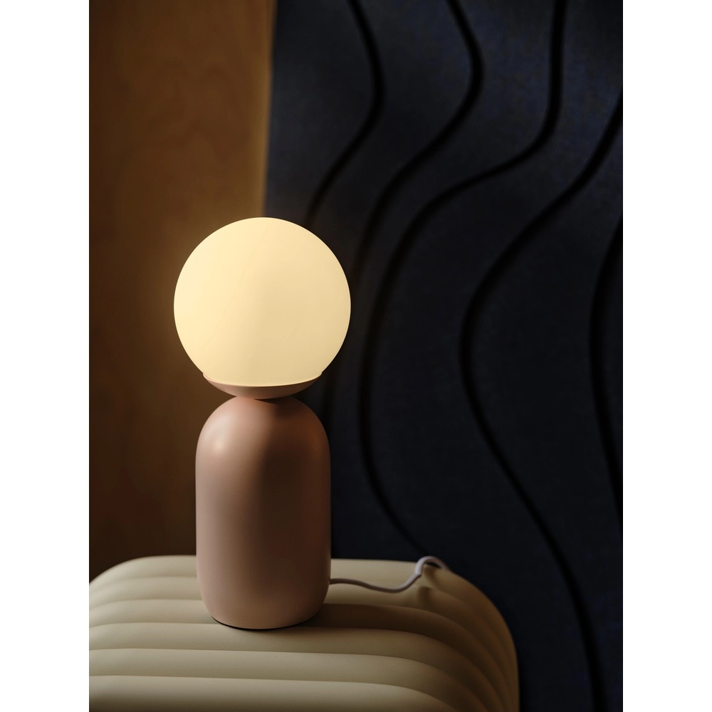 Deense stijl tafelamp Notti  Dusty rose Nordlux 5704924026942