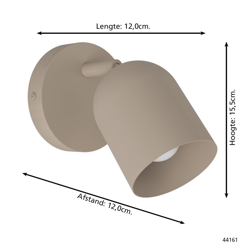 Design wandlamp Tilston zand bruin Eglo 9008606359714