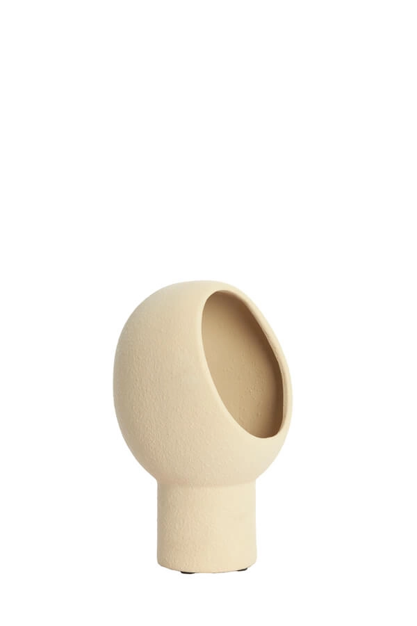 Tafellampje Monk crème 30cm