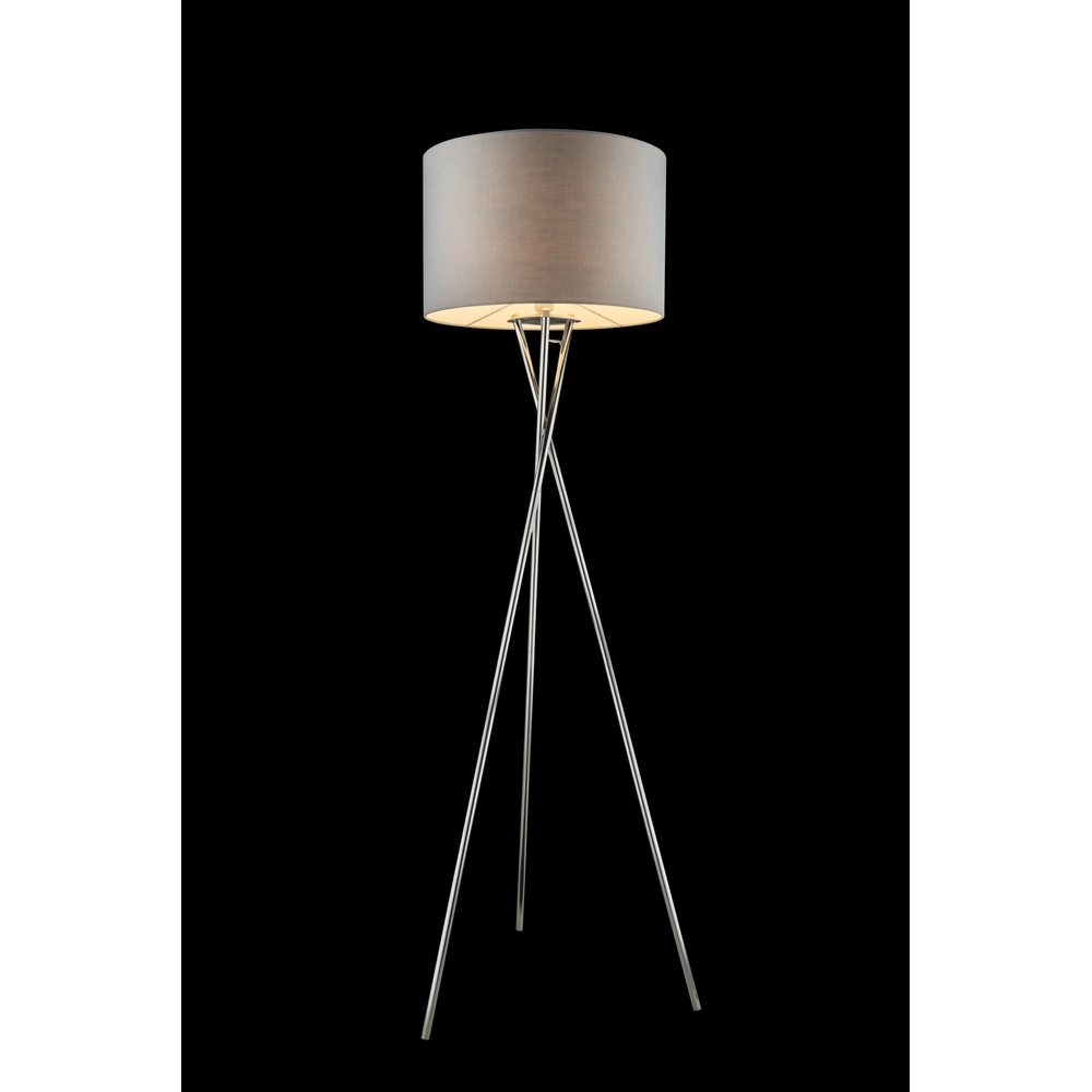 Tripod vloerlamp Gustav chroom Globo 9007371328840