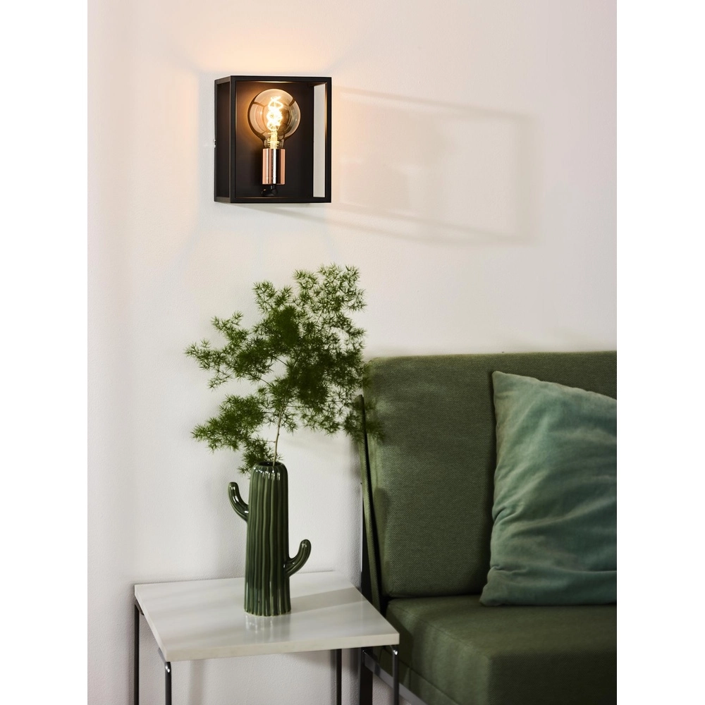 Wandlamp Arthur zwart Lucide 5411212082893