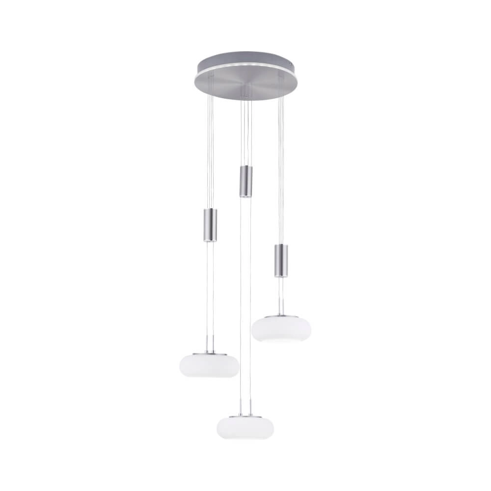 3-lichts hanglamp Q-Etienne metaal rond Paul Neuhaus 4012248350447