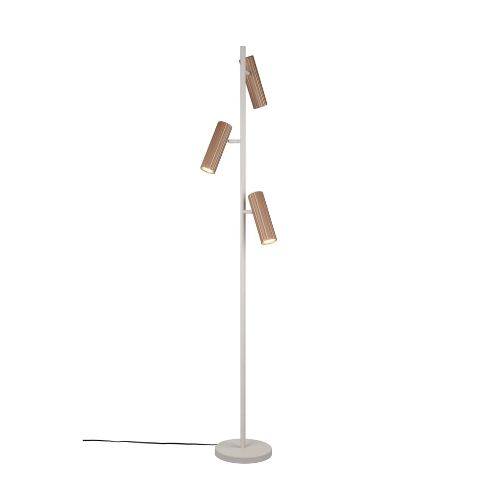 Design vloerlamp Soka mokka bruin Design vloerlamp Soka mokka bruin