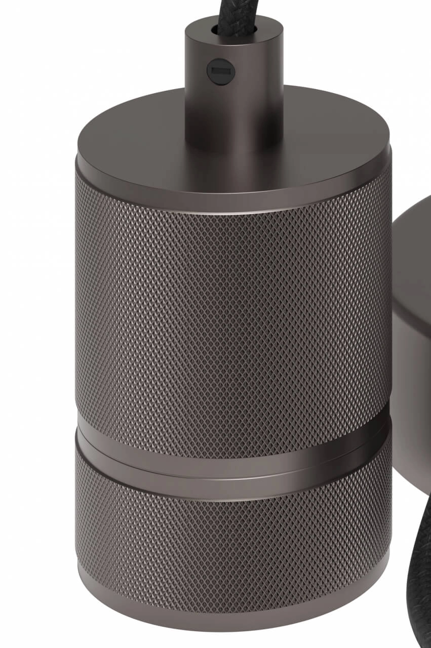 Hanglamp Pendel Cord gun metal grijs Circle 8712879143956