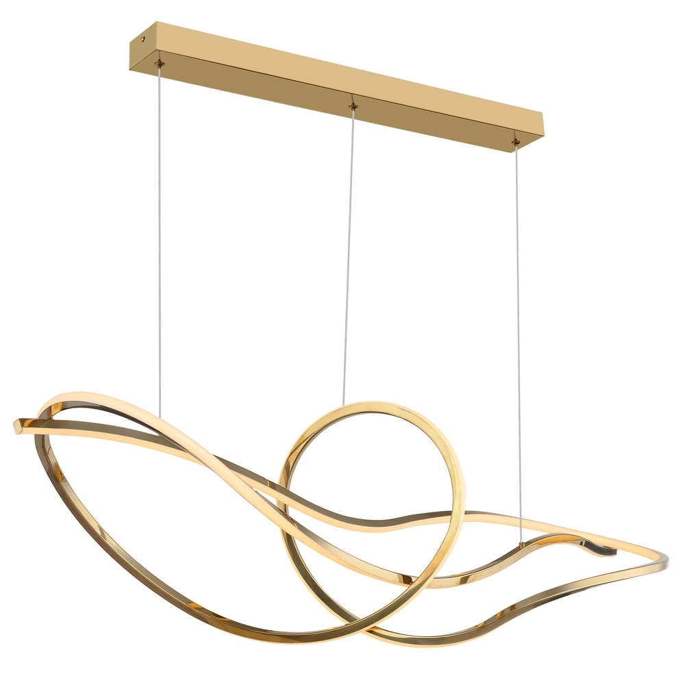 Gouden hanglamp Iduna modern Globo 9007371507429