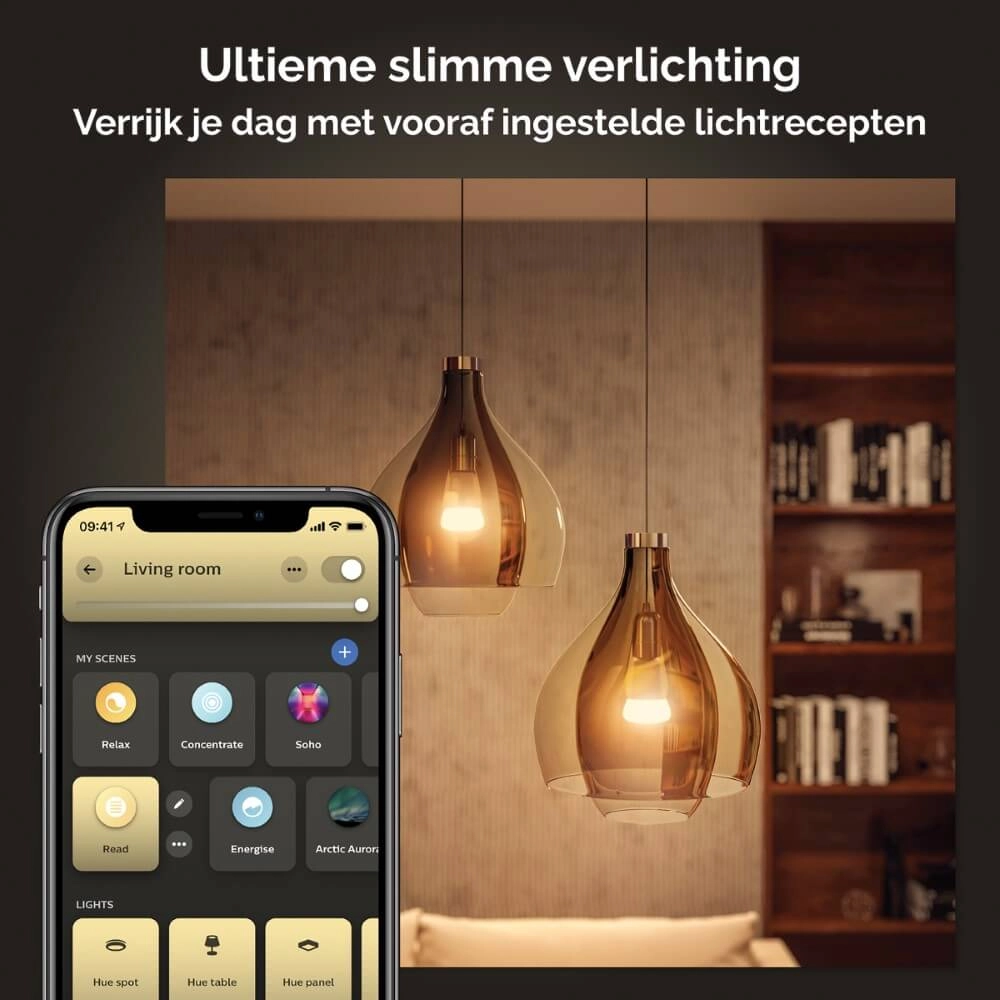 Hue - E27 - 11W - White Ambiance set van 2 Philips 8719514291256