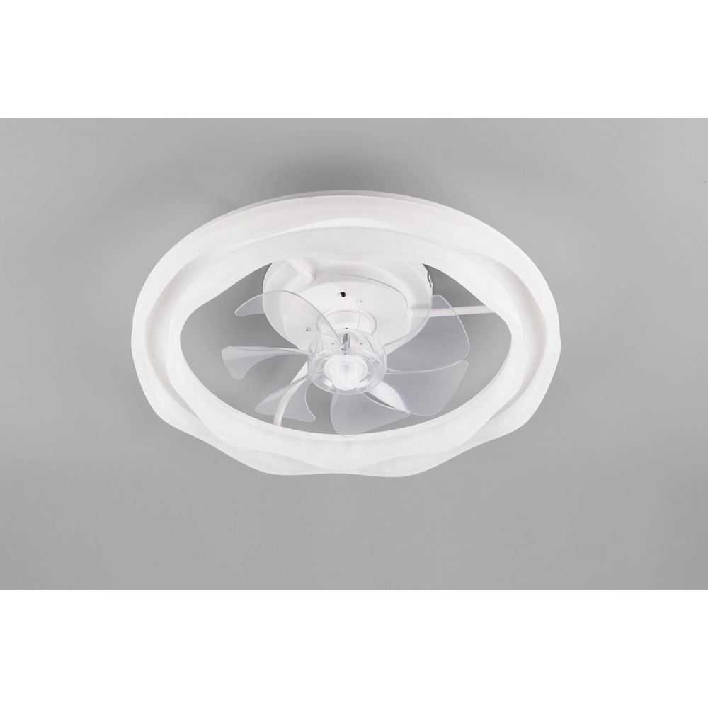 Witte ventilator Skaulo design Ø 50cm Trio 4017807698831