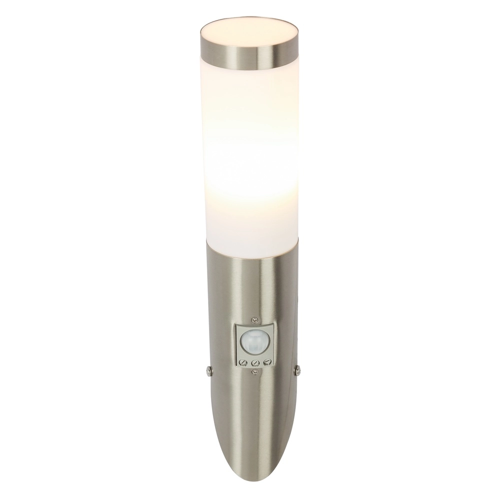 Buitenlamp Boston Led RVS met wit en sensor Globo 9007371282333