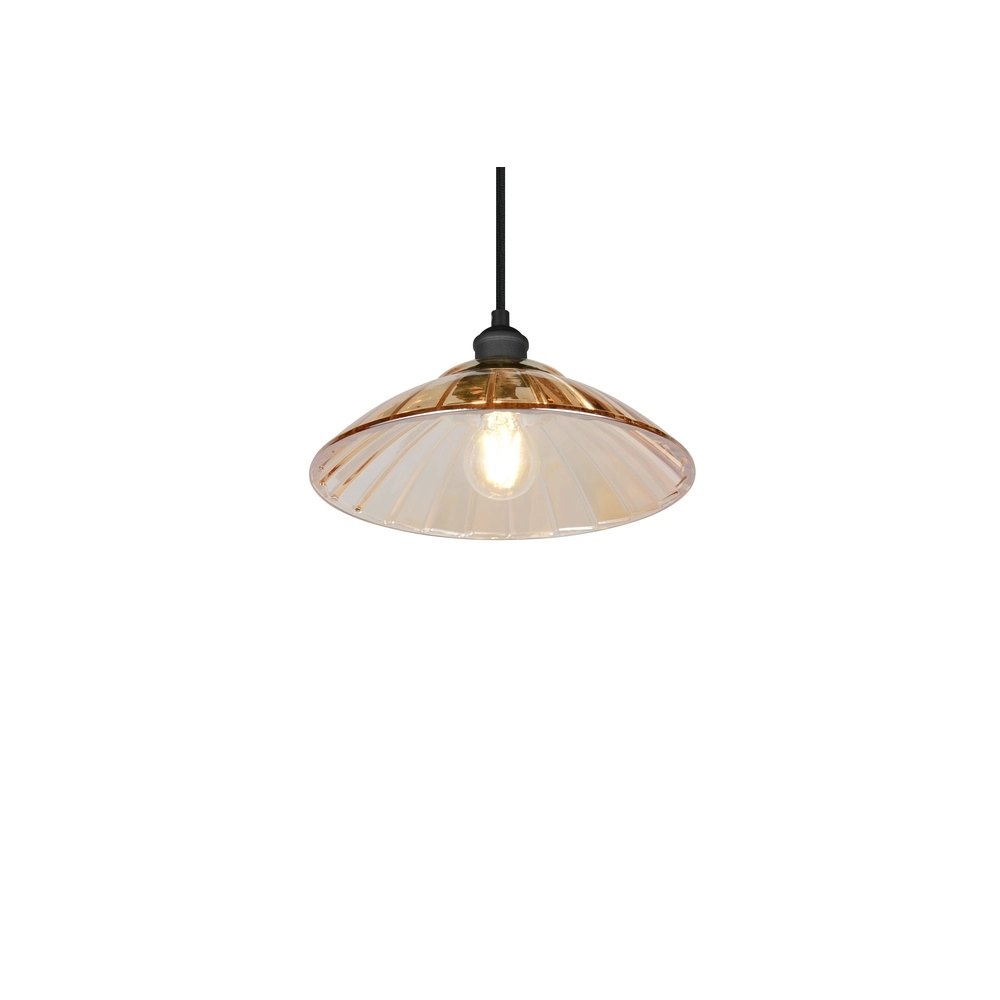 Klassieke hanglamp Eluna zwart Trio 4017807682489