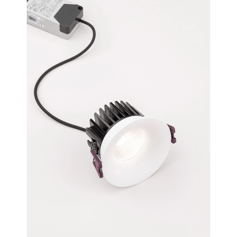 Witte inbouwspot Blade Ø 8,5cm Lyora 5212017418586