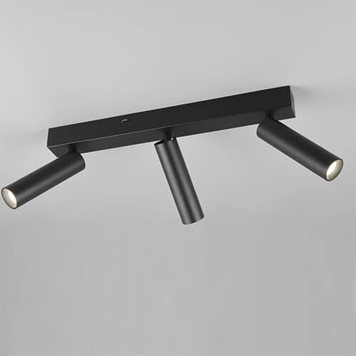 Slanke plafondspot Ambala 3x led - zwart Trio 4017807612646