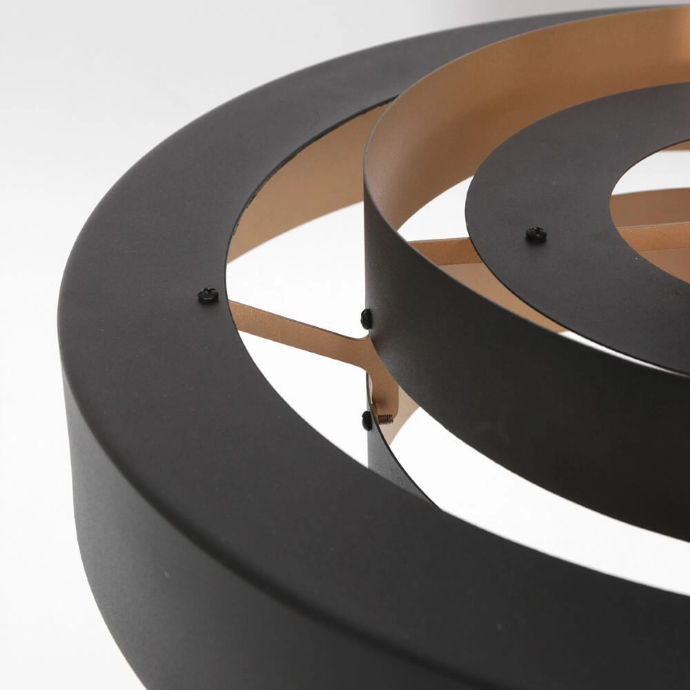 Zwarte hanglamp Flinter Ø 50cm Steinhauer 8712746148640