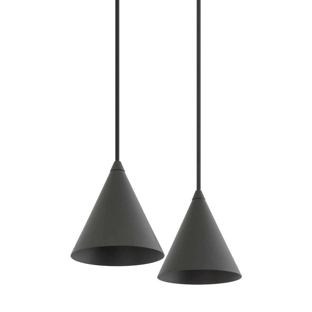 Plafond- en hanglamp Fourty umbra grijs Lyora 5903139114721