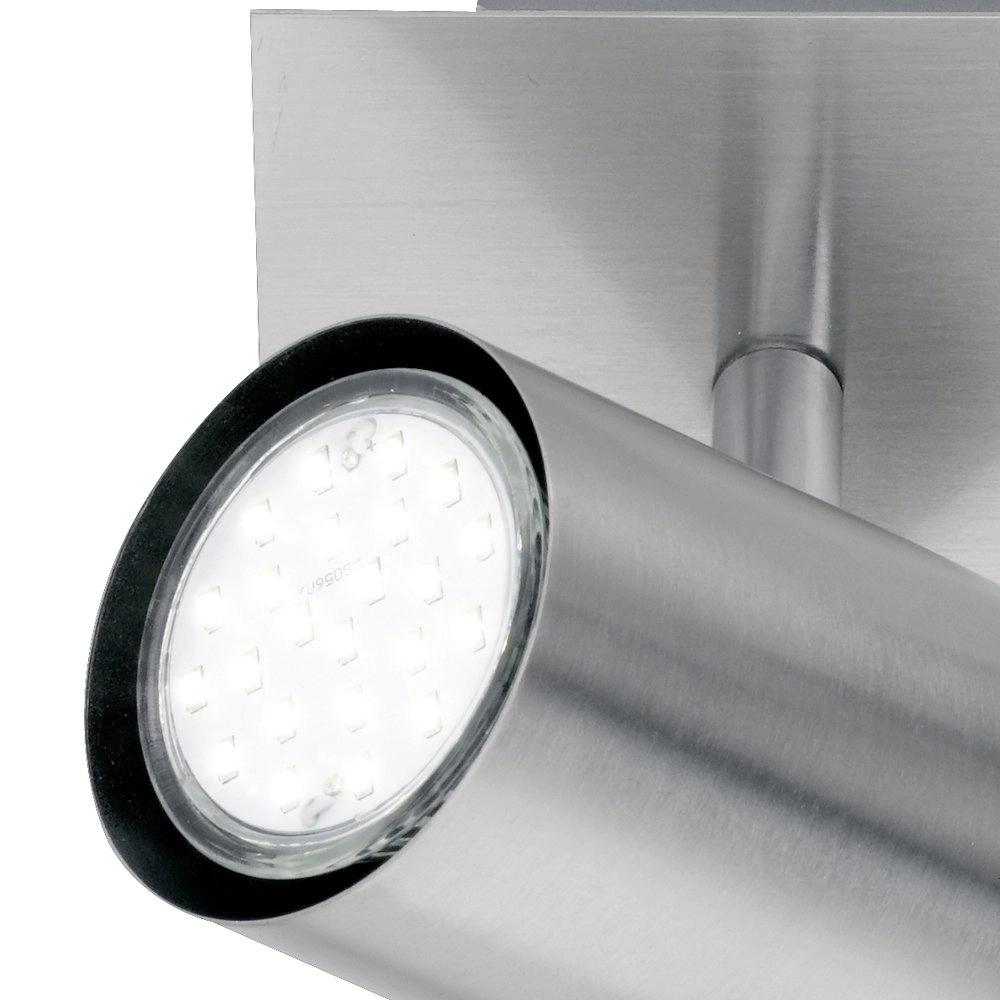 Moderne plafondspot Series 8024 2-lichts nikkel mat Trio 4017807231359