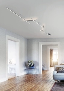 Lange plafondlamp Indira Trio 4017807450224