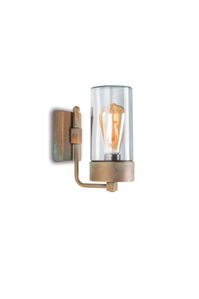 Messing wandlamp Silindar