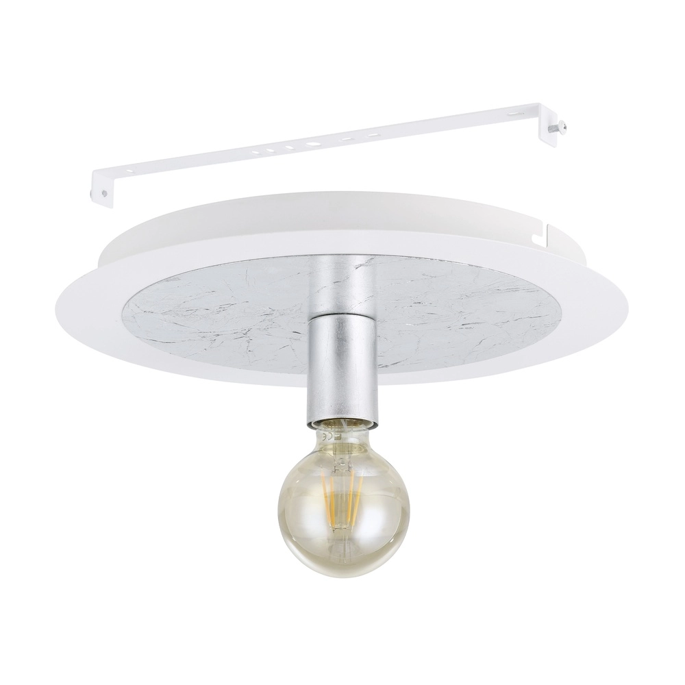 Unieke plafondlamp Passano wit en zilver enkel Eglo 9002759974947