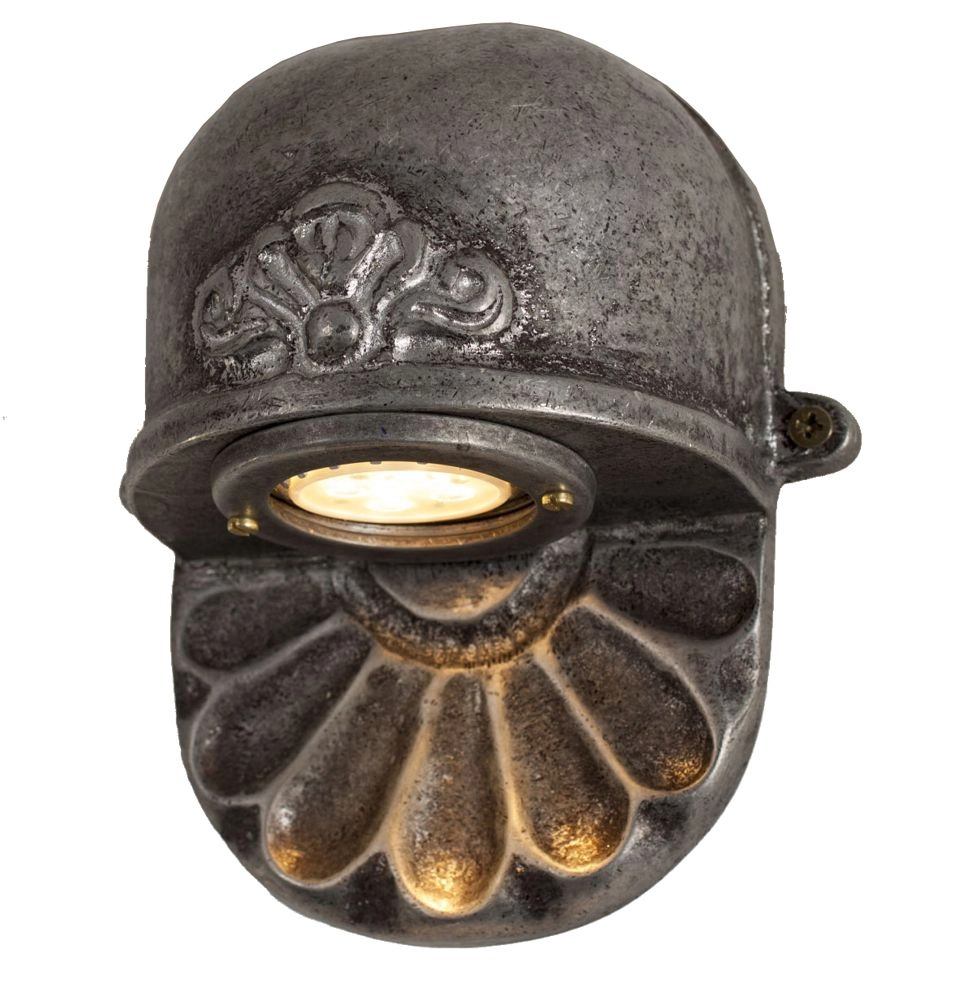 Aluminium Tramonto Ruw Alu unieke wandlamp