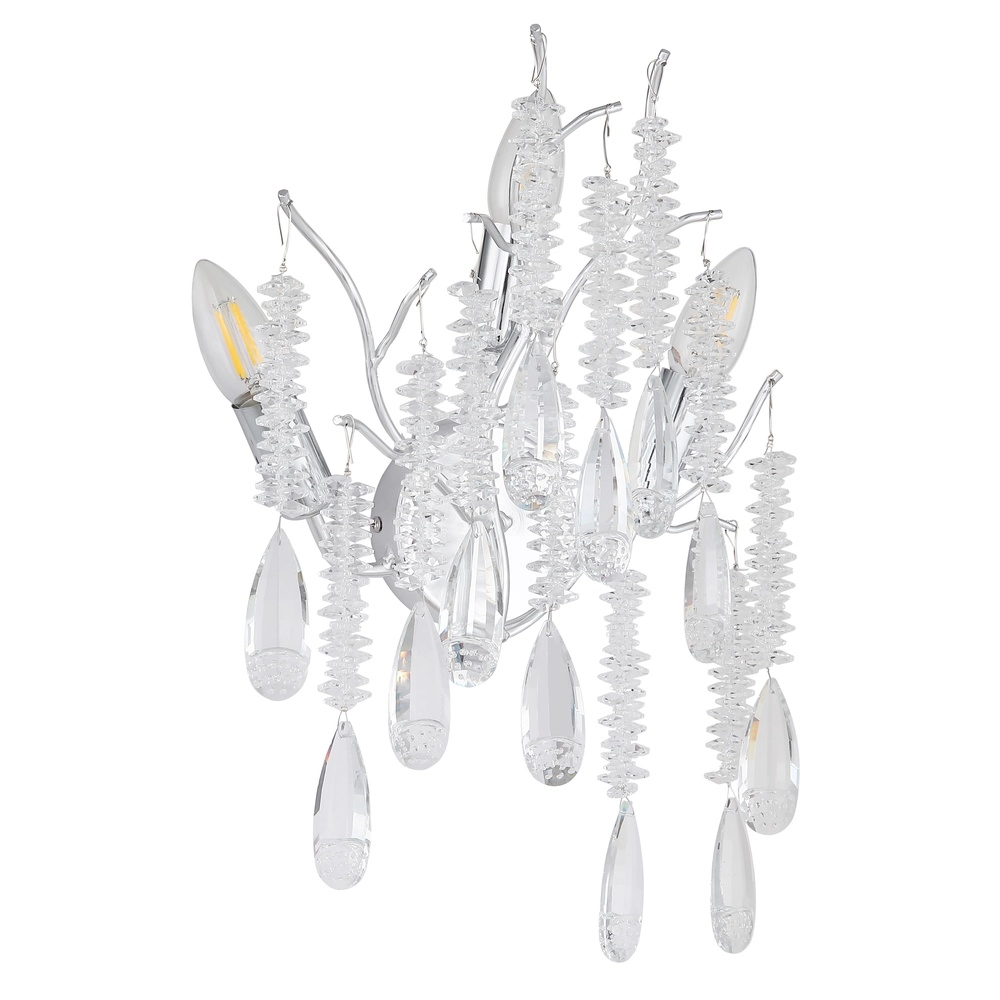 Wandlamp Kinga zilvergrijs Globo 9007371573004