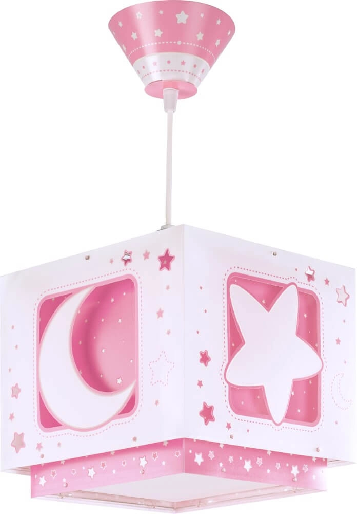 Kinderkamer hanglamp Moonlight roze