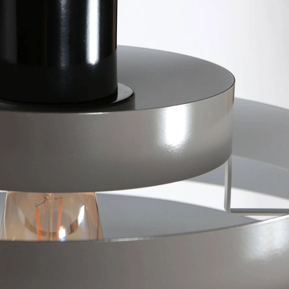 Design hanglamp Halo Cirque grijs Ø 50cm Steinhauer 8712746178319