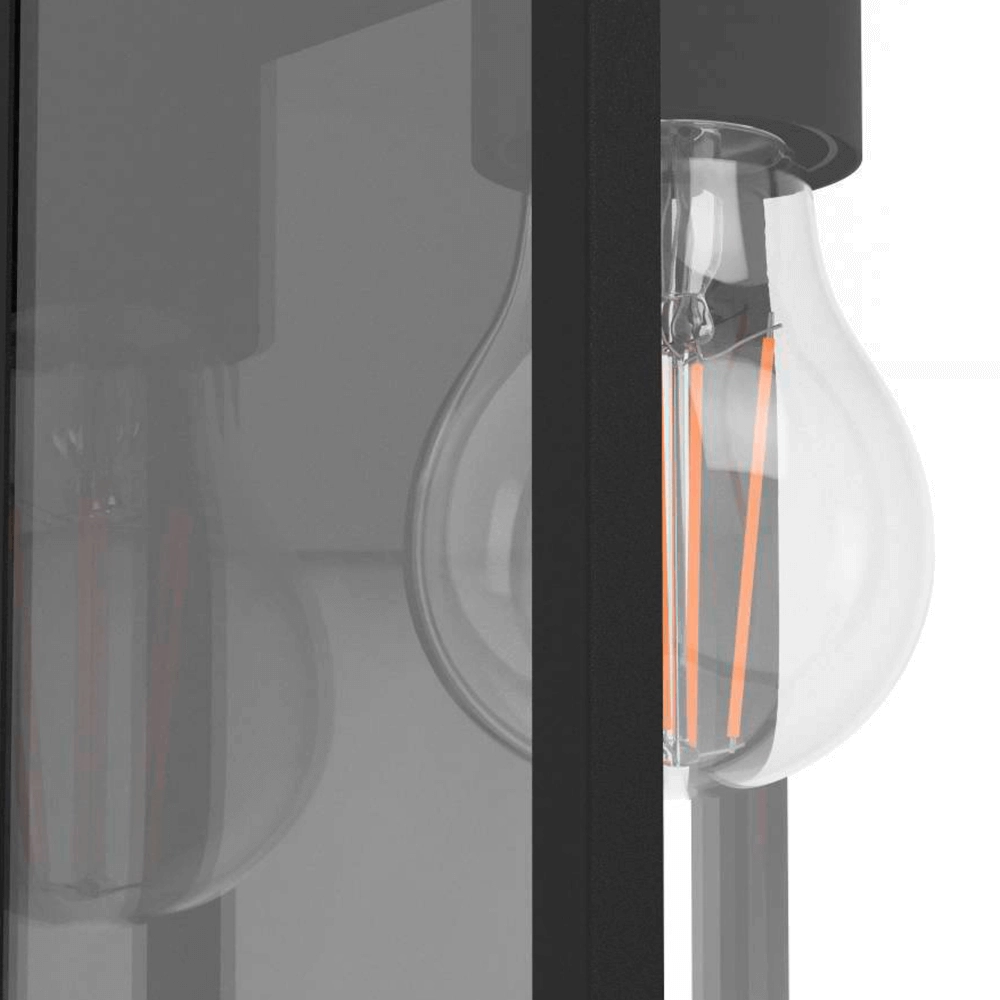 Zwarte buitenlamp Budrone Eglo 9008606231607