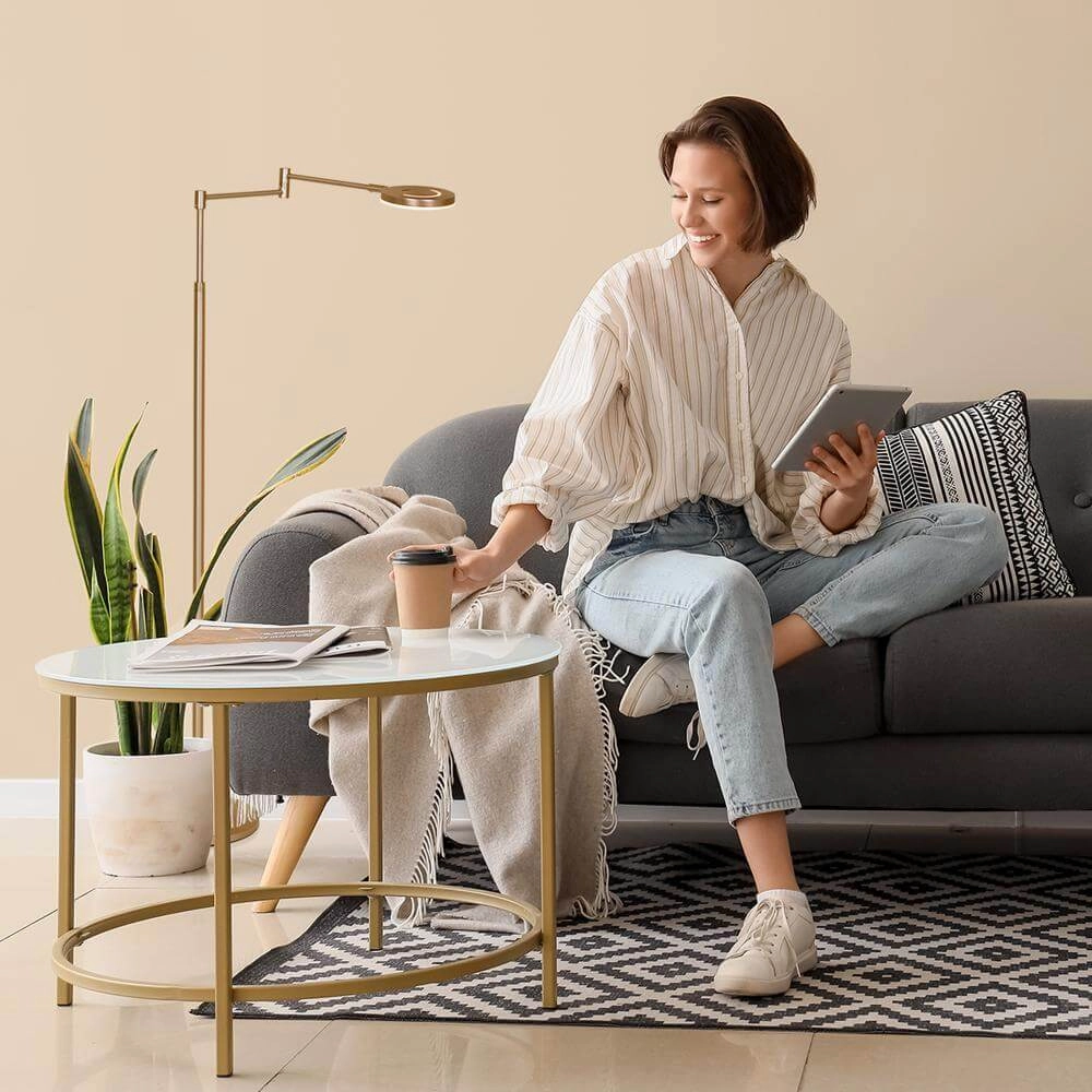 Design leeslamp Soleil design brons Steinhauer 8712746175899