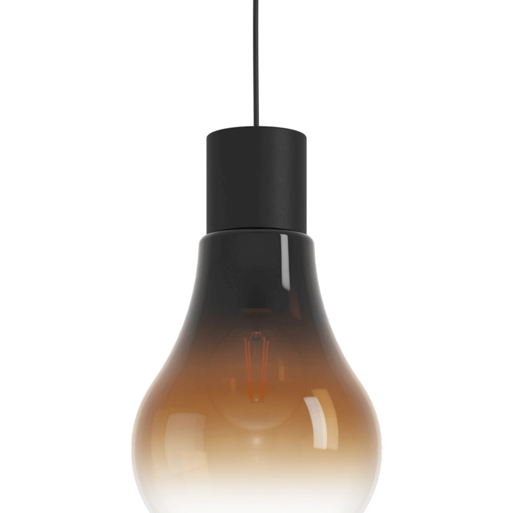 Amber  glas hanglamp Chasely Ø 20cm Eglo 9002759434595