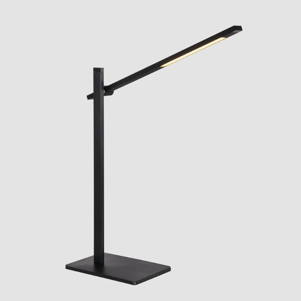 Strakke led bureaulamp Stekk zwart Steinhauer 8712746132731