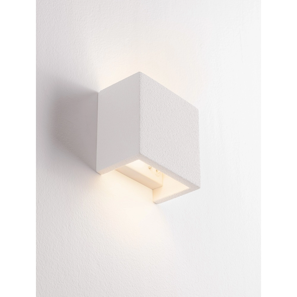 Vierkante wandlamp Sensia wit 12,5cm Lyora 5212017479259