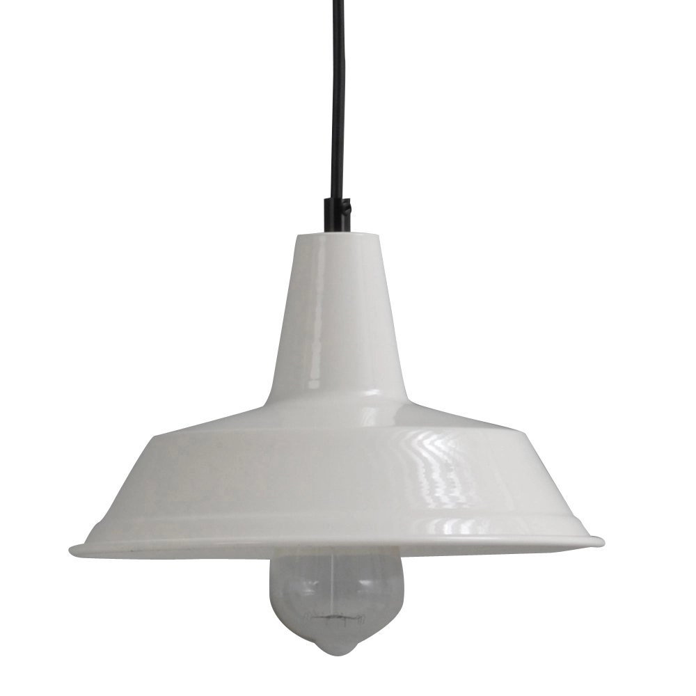 Witte vintage eettafellamp Industria 2x25 2-lichts met zwart Masterlight 8718121231594
