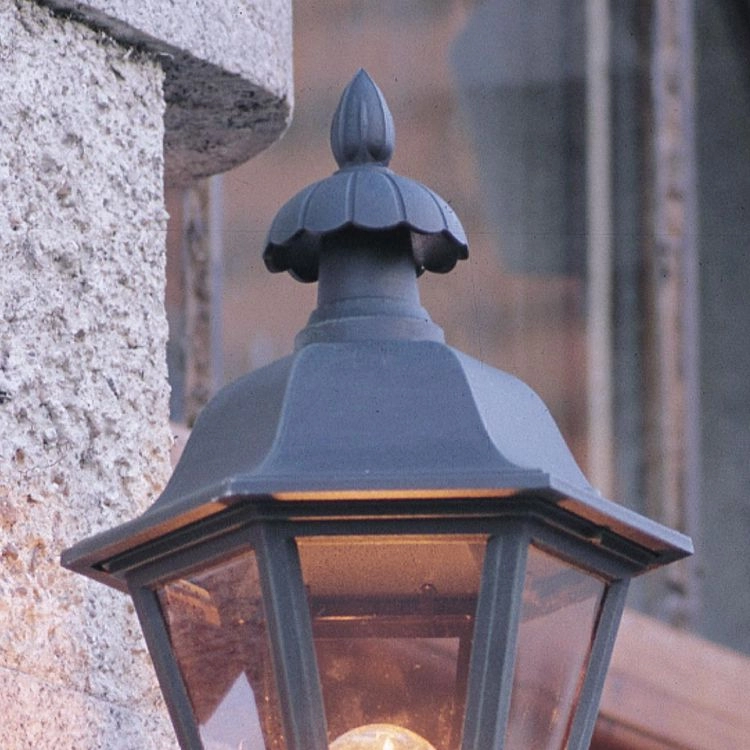 Klassieke muurlamp Pallas Up 28cm zwart KonstSmide 7318304817501