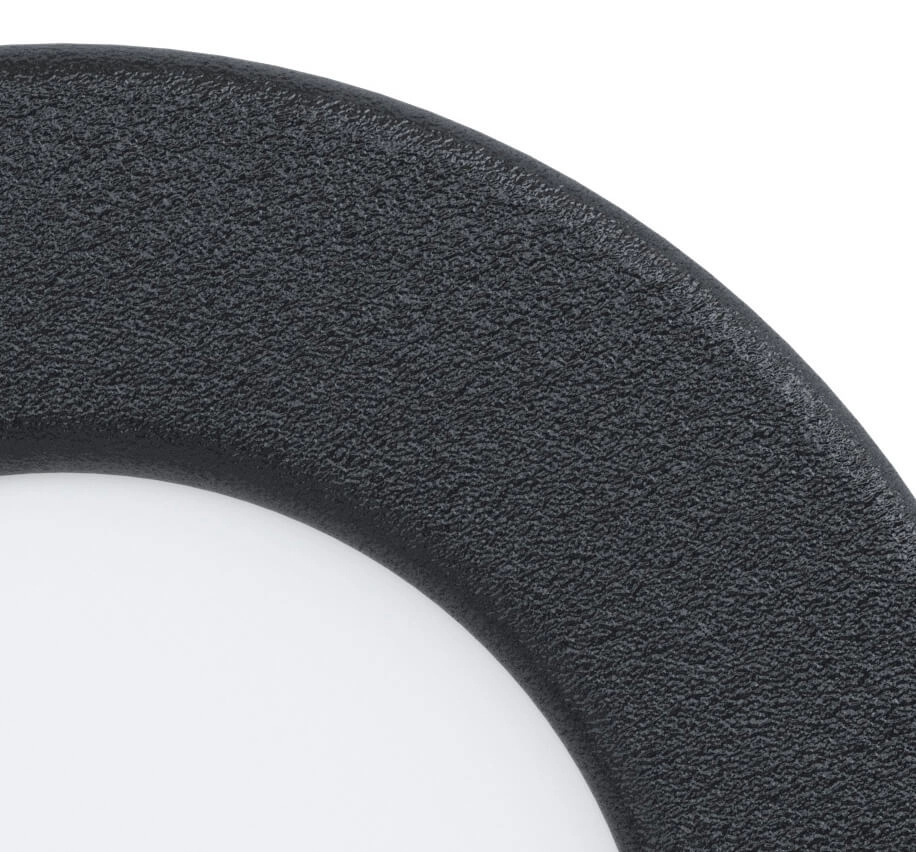 Zwarte inbouwspot Fueva 5 Ø 8,6cm Eglo 9002759991425