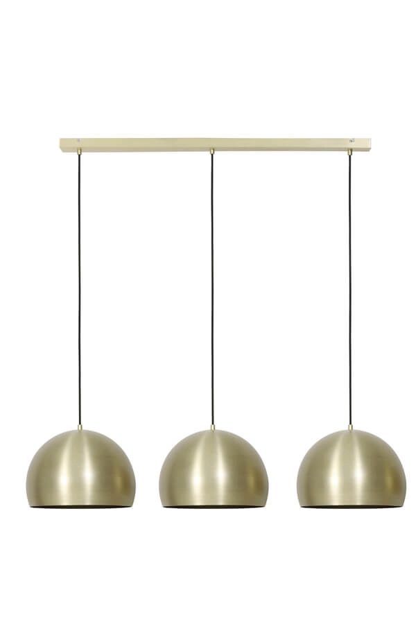 3-lichts hanglamp Jaicey goud Light & Living 8717807231088
