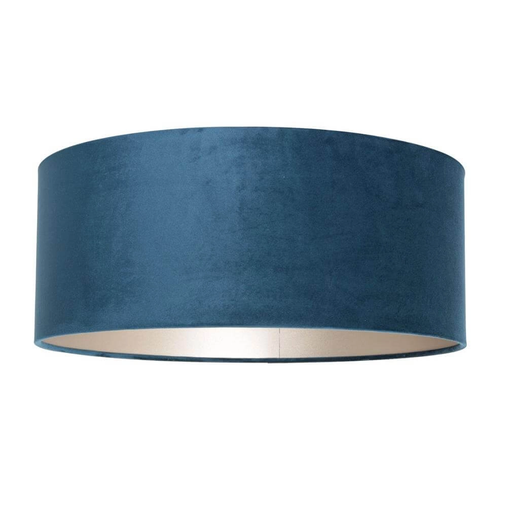 Vloerlamp Zig-Zag zwart met blauwe kap Ø 50cm Steinhauer 8712746179293