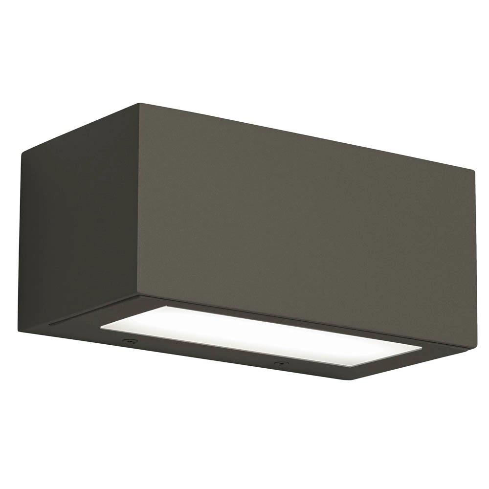 Vierkante downlighter Spot 22cm antraciet