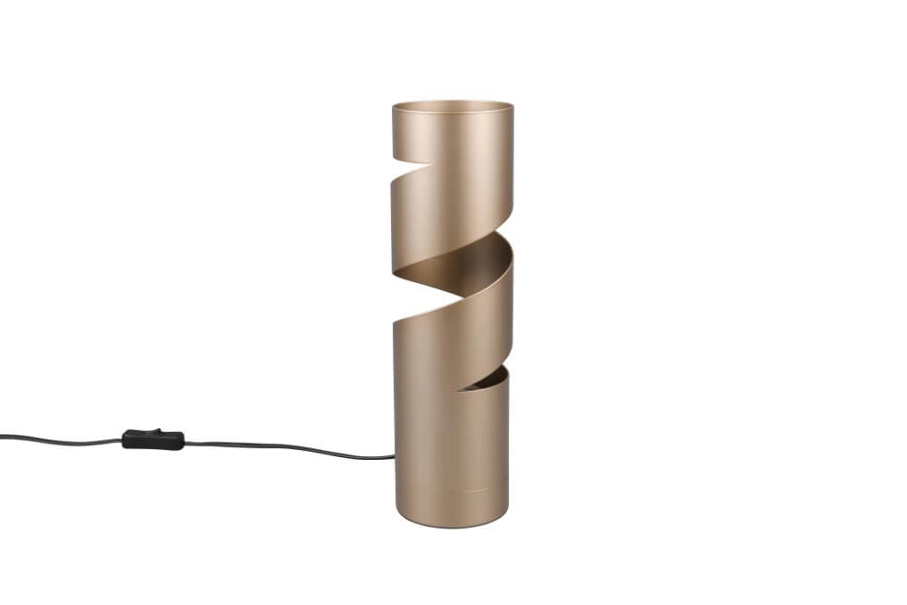 Koker tafellamp Stream Ø 12cm - messing mat Trio 4017807614060