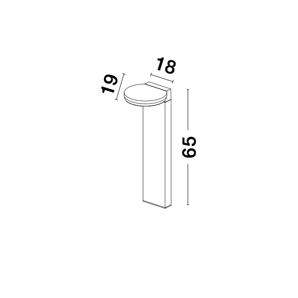 Design garden lamp Posen grey Lyora 5212017425386