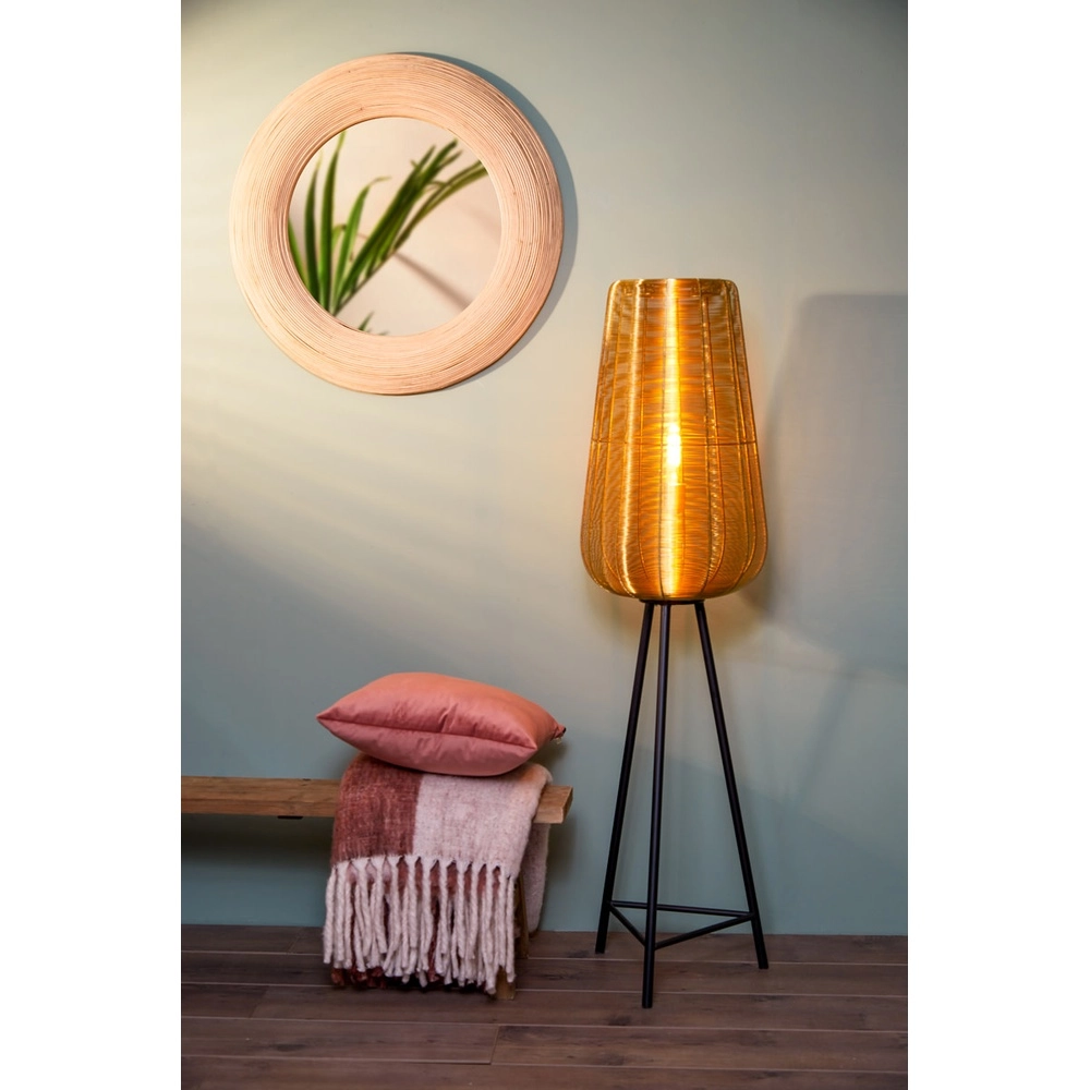Tripod vloerlamp Adeta goud 135cm Light & Living 8717807601294