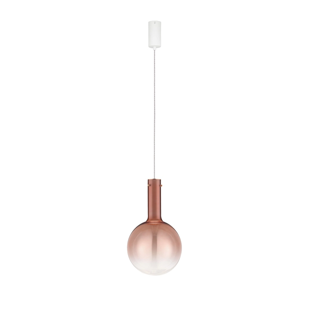 Pendant lamp Nostos pink glass Lyora 5212017461148