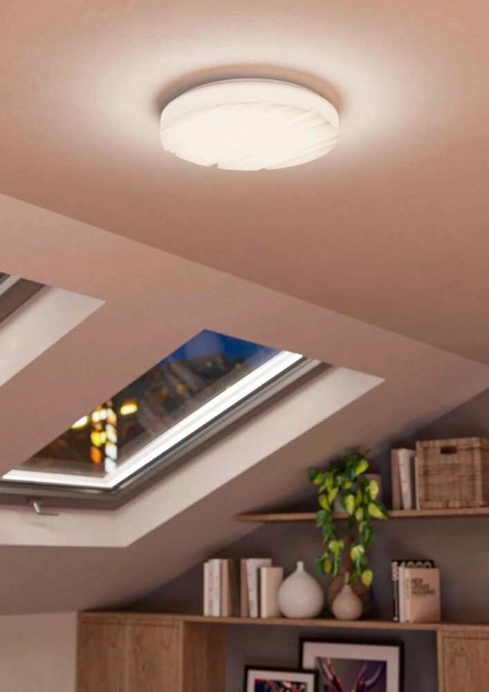 Moderne led plafonnière Ferentino Ø 28cm Eglo 9008606245055