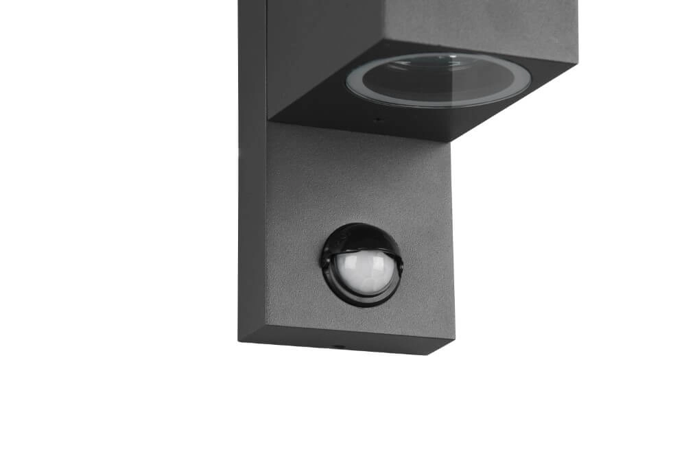 Vierkante up-downlighter Roya met sensor Trio 4017807529241