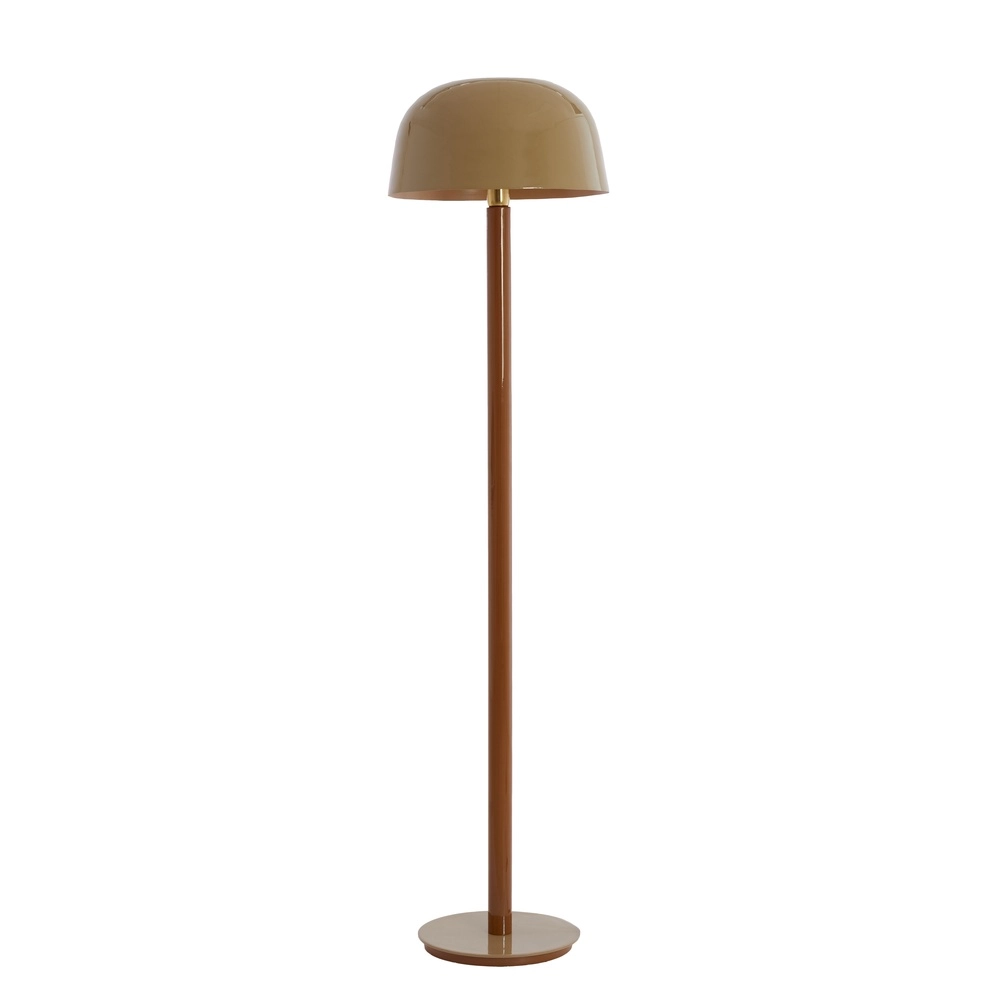 Glazende vloerlamp Marivet bruine tinten Light & Living 8717807816322