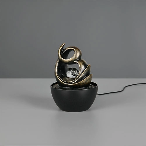 Tafellamp Luma bruin Trio 4017807691375