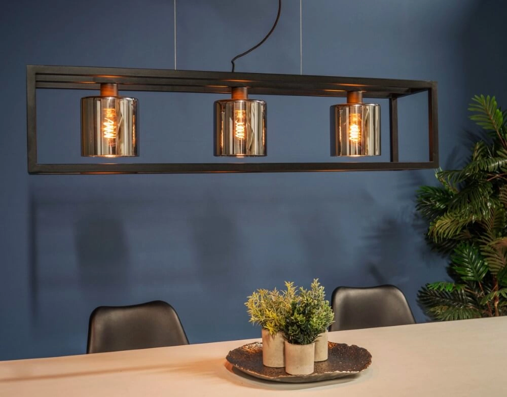 Smoke glaze hanglamp Brisling Eglo 9002759339852